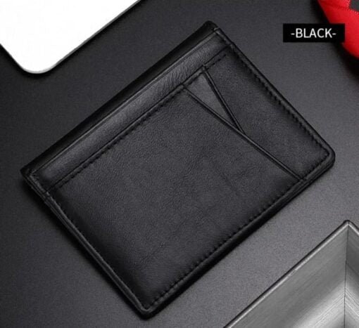 Genuine Natural Leather Card Holder Di Pelle | Slim & Elegant Wallet with Premium Box – Perfect Gift Choice
