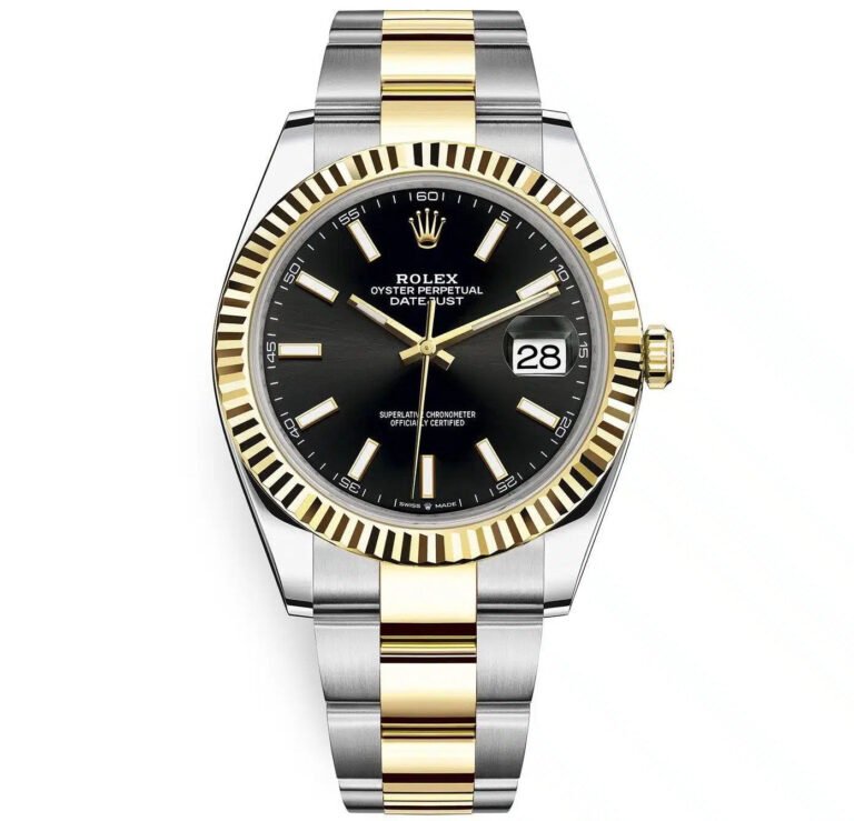 Rolex Datejust Black Dial Two-Tone Just For Men Automatic size 41mm