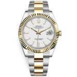 Rolex Datejus White Dial Two-Tone For Men Automatic size 42mm