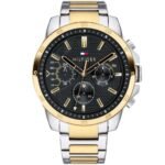 Tommy Hilfiger Decker 1791559 Men’s Chronograph Black Dial Stainless Steel Watch