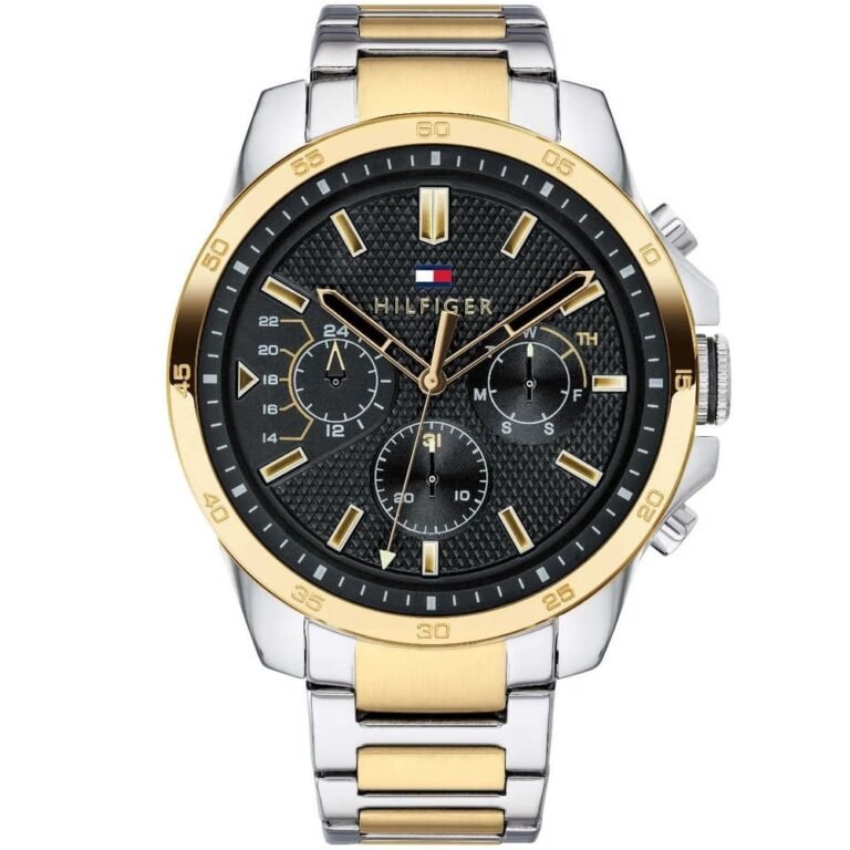 Tommy Hilfiger Decker 1791559 Men’s Chronograph Black Dial Stainless Steel Watch