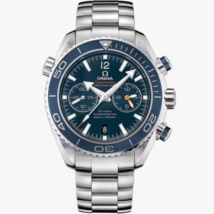 Omega Seamaster Planet Ocean Chronograph Blue Dial – 600m Diver Quartz size 45mm