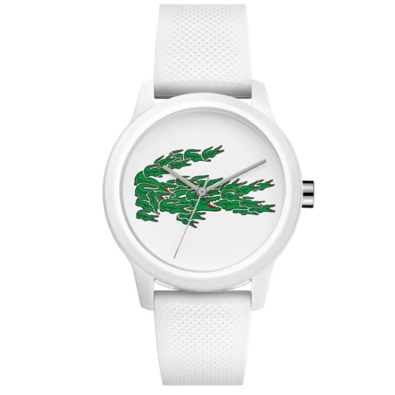 Men'S White Dial White Silicone Watch - 2011039