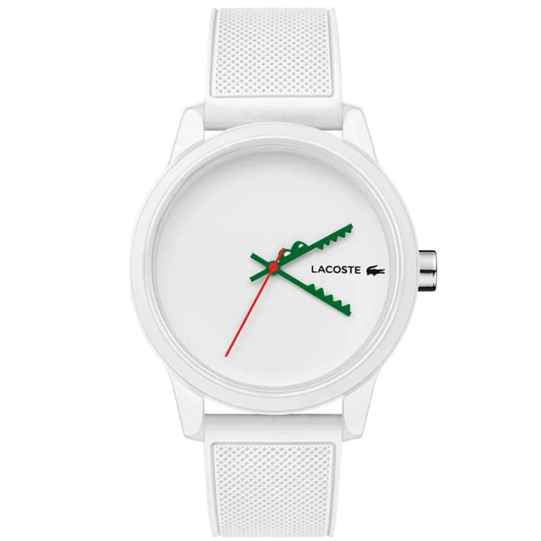 Lacoste Analogue Watch for Men with White Silicone Bracelet - 2011069, White