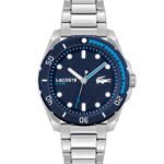 Lacoste Finn Men's 3H Watch Nautical Inspired with Recycled Ocean Waste Bezel Water Resistant - 5 ATM/50 Meters 2011286