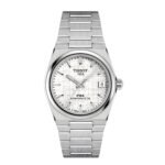 Tissot BRX men's watch silver dial