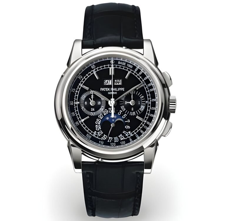 Patek Philippe Perpetual Calendar Chronograph Platinum Black Automatic size 41mm
