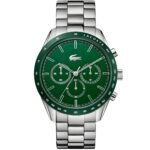 Lacoste Men's Boston Quartz Stainless Steel Strap Watch, Silver, 20 Model - 2011080
