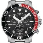 Tissot Seastar 1000 Chronograph Black Dial Silver Steel Strap Watch For Men - T120.417.11.051.01
