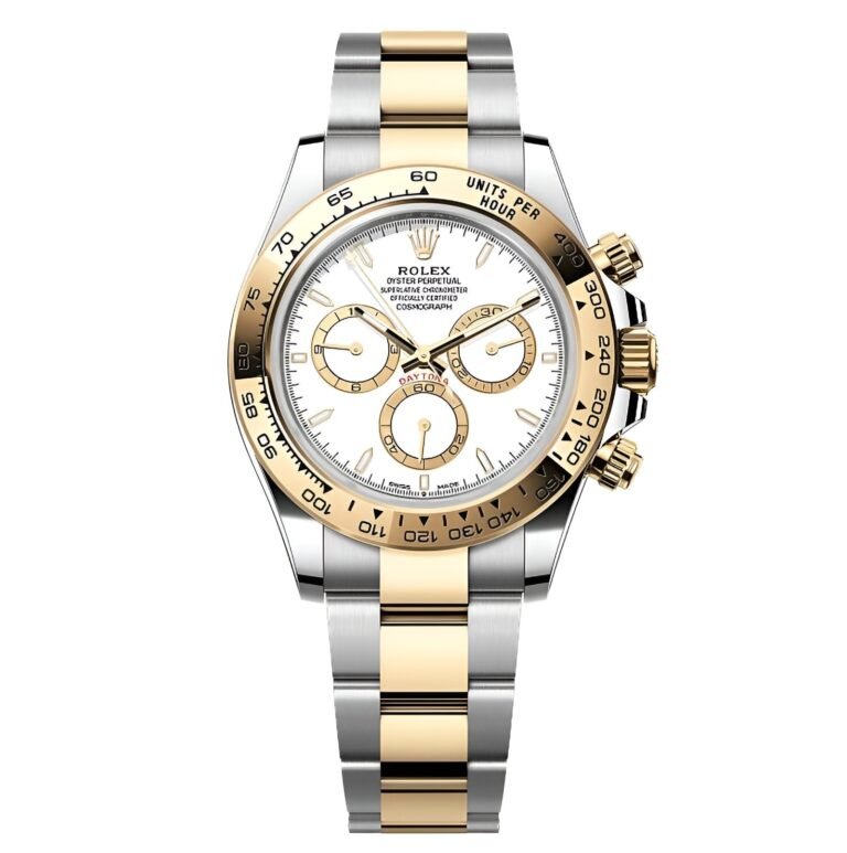 Rolex White Dial Daytona Two Tone Automatic size 43mm
