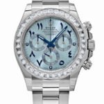 Rolex Daytona - Platinum Arabic Dial - Diamond Bezel Automatic size 43mm
