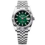 Rolex Datejust Straub Jubilee Dial Green Ombré Automatic size 41mm