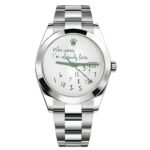 Rolex Datejust with Custom Dial Green Automatic size 42mm