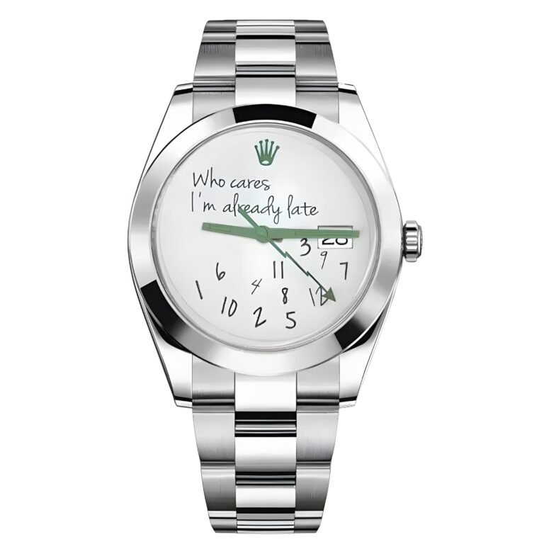 Rolex Datejust with Custom Dial Green Automatic size 42mm