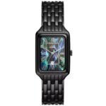 Fossil Raquel Three Hand Date Black Dial Black Steel Strap Watch For Women - ES5340