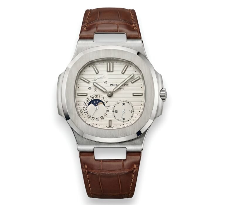 Patek Philippe Grand Complication – Silver Dial – Brown Leather Strap – Japanese Automatic