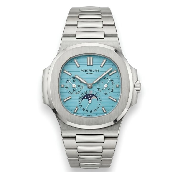 Patek Philippe Nautilus Perpetual Calendar – Tiffany Dial – Japanese Automatic Chronograph – Stainless Steel Bracelet