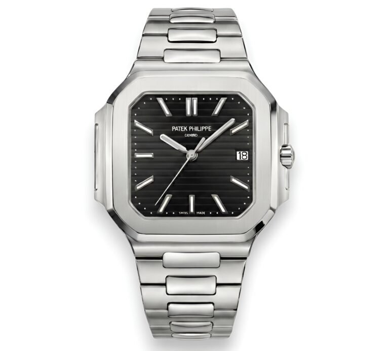 Patek Philippe Cubitus – Japanese Automatic – Black Dial – Stainless Steel Bracelet
