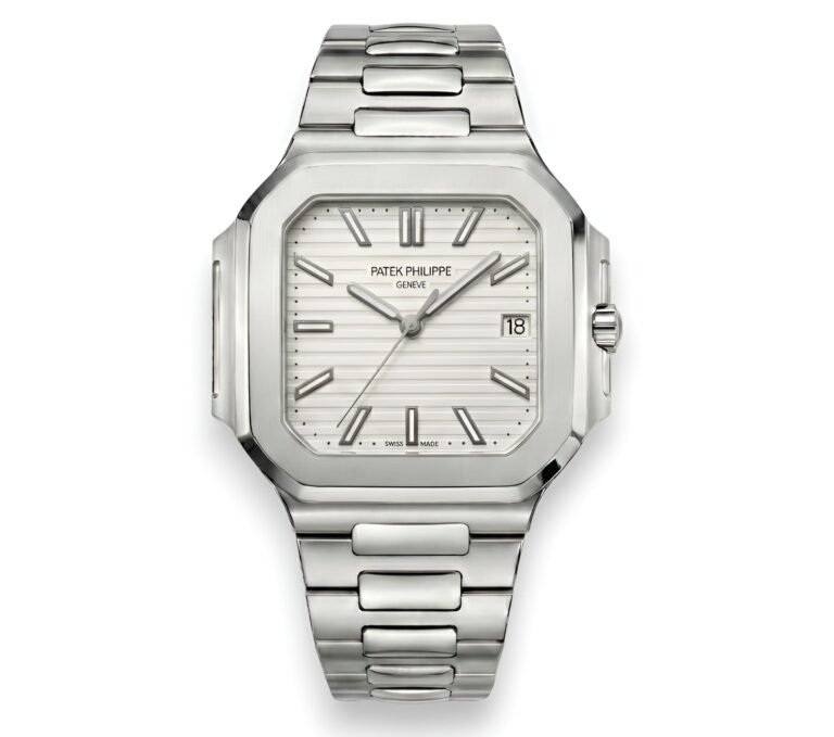 Patek Philippe Cubitus – Japanese Automatic – White Dial – Stainless Steel Bracelet