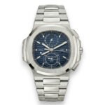 Patek Philippe Nautilus Travel Time – Blue Dial – Japanese Automatic Chronograph – Stainless Steel Bracelet