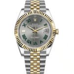 Rolex Datejust Two Tone Wimbledon Dial Jubilee Automatic size 42mm