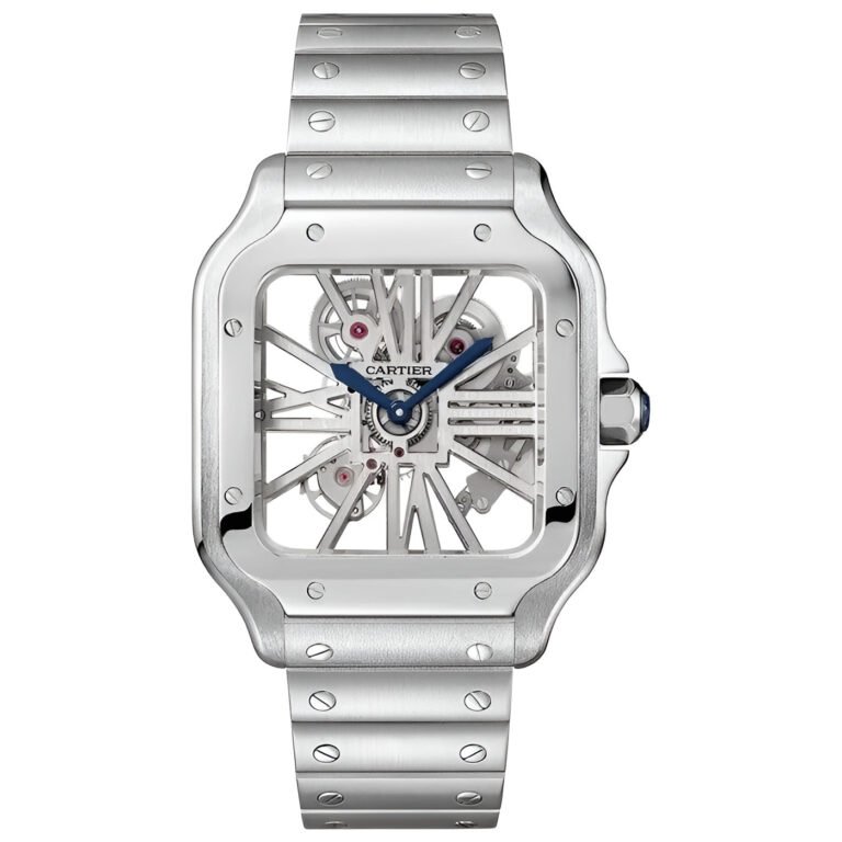 Cartier Santos de Cartier Watch - 40 mm Steel Case - Skeleton Dial - WHSA0015