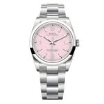 Rolex Oyster Pink Blue Dial Automatic size 41mm