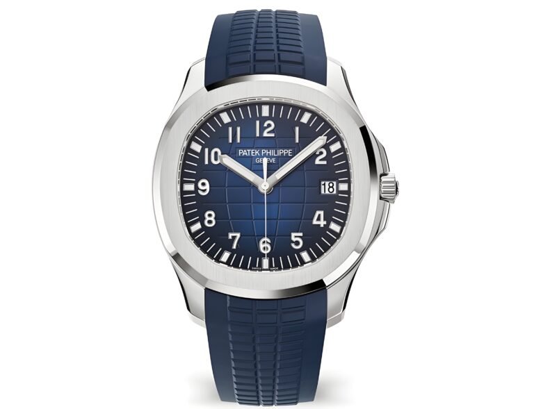 Patek Philippe Aquanaut 5168G-001 42.2mm White Gold with Blue Dial