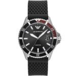 Emporio Armani Men's Silicone Analog Watch AR11341