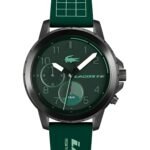 Lacoste Men's Analog Quartz Watch with Silicone Strap 2011218, Green