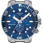 Tissot Seastar 1000 Chronograph Blue Dial Silver Steel Strap Watch For Men - T120.417.11.041.00