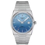 Tissot PRX Powermatic 80 Gradient Blue Dial Silver Steel Strap Watch for Men - T137.407.11.351.01