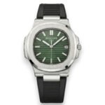 Patek Philippe Nautilus – Green Dial – Black Rubber Strap – Japanese Automatic