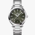 Omega Seamaster Aqua Terra Green Dial Watch For Men Automatic size 41mm