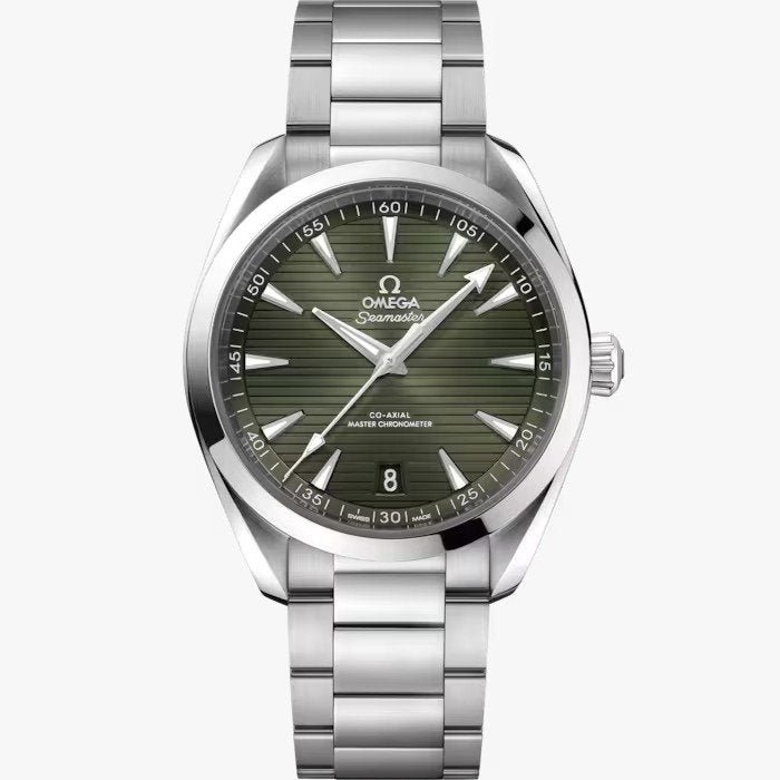 Omega Seamaster Aqua Terra Green Dial Watch For Men Automatic size 41mm