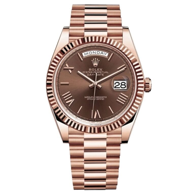 Rolex Day Date Dial Chocolate Watch For Men Automatic size 44mm