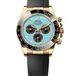 Rolex Daytona Turquoise Blue Dial Oysterflex Gold Men's Watch Automatic size 43mm