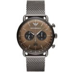 Emporio Armani Men's Metal Analog Wrist Watch AR11169