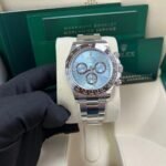 Rolex Platinum Cosmograph Daytona Ice Blue Index Dial Oyster Bracelet