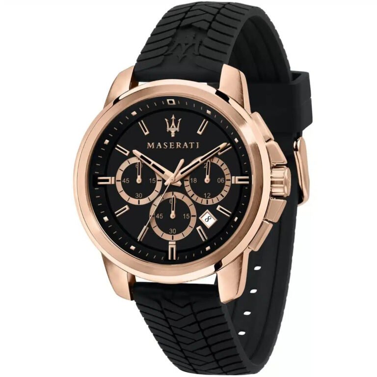 MASERATI SUCCESSO 44 mm Chronograph Men's Watch, Black, Chronograph,Quartz Movement