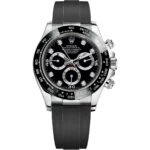 Rolex Daytona Black Diamond Dial Oysterflex For Men Automatic size 43mm