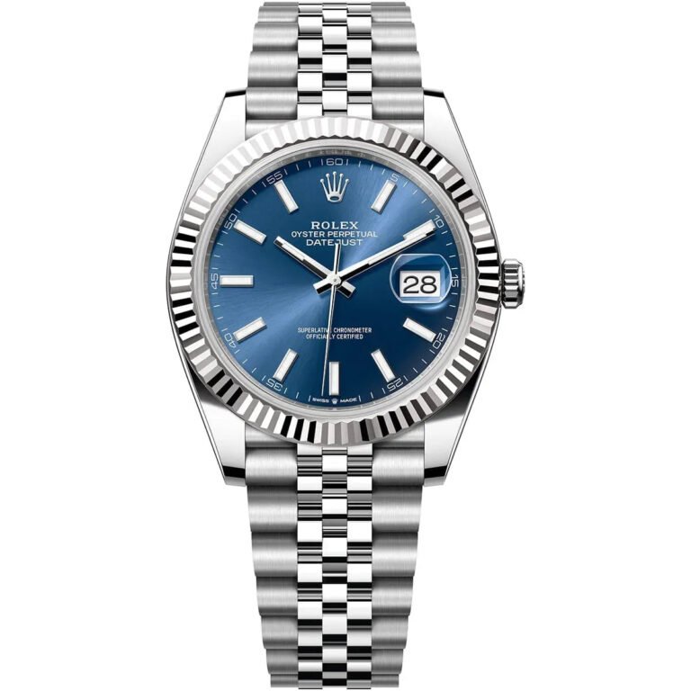 Rolex Watch Date Blue Dial Just For Men Automatic size 41mm