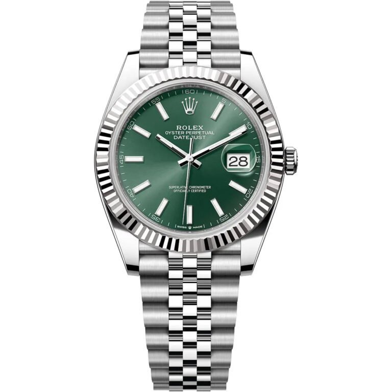 Rolex Watch Date Just Green Dial For Men Automatic size 41mm
