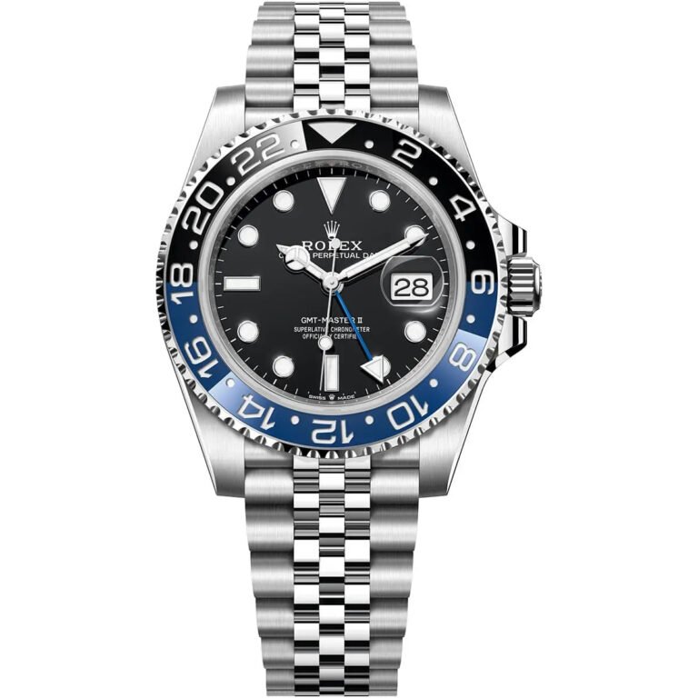 Rolex Batman GMT Master Straub Jubilee For Men Automatic size 41mm