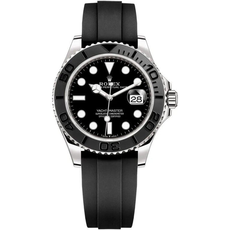 Rolex Watch Yacht-Master Oysterflex Rubber Strap For Men Automatic size 42mm