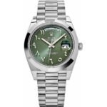 Rolex Arabic Numerals Watch Day Date For Men 228206