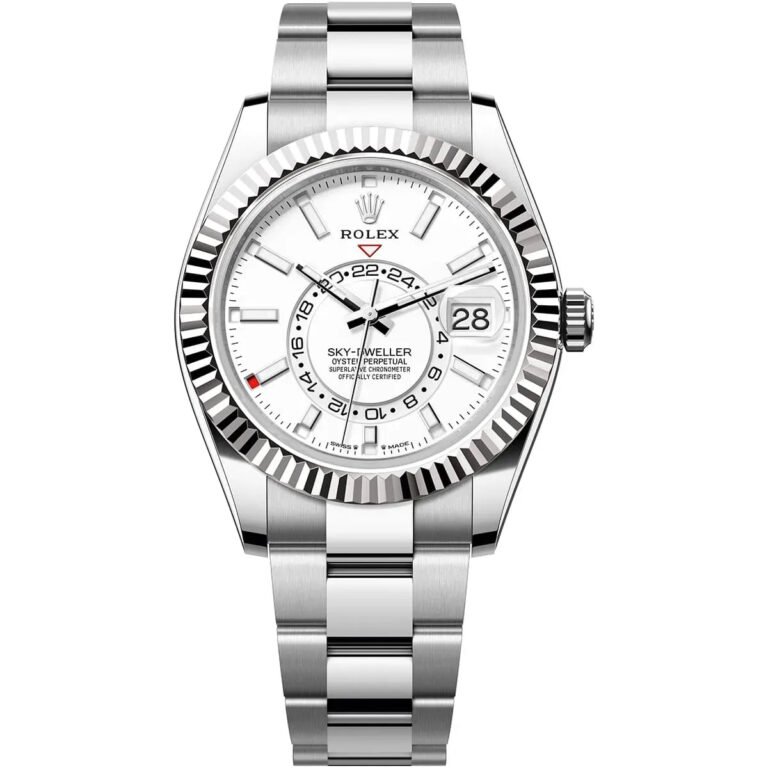 Rolex Watch Sky Dweller White Dial For Men Automatic size 42mm