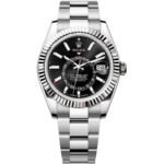 Rolex Watch Sky Dweller Black Dial For Men Automatic size 42mm