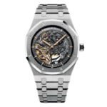 Audemars Piguet Royal Oak Double Balance Wheel Openwork Stainless Steel Skeleton Dial