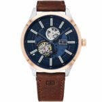 Tommy Hilfiger Spencer Men’s Blue Dial Brown Leather Watch – 1791642